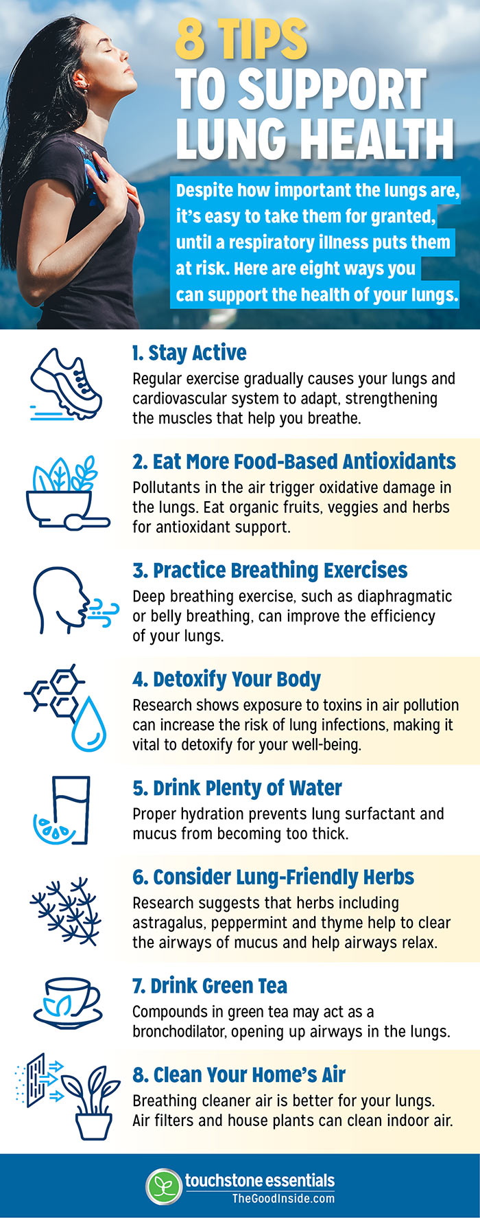 8 Tips to Support Lung Health